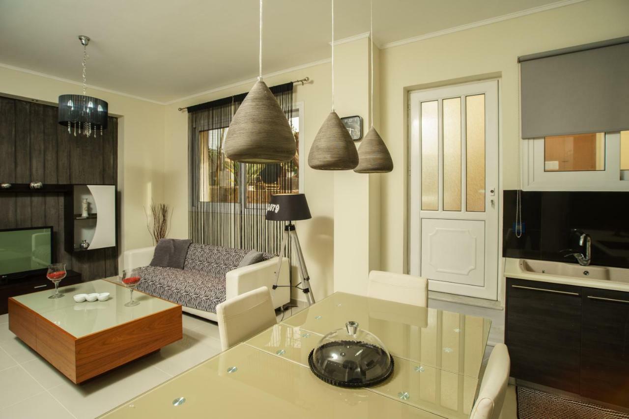 Glaros Beach Apartment Kato Daratso Ngoại thất bức ảnh