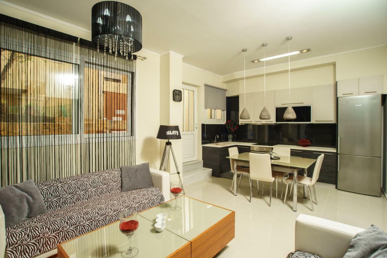 Glaros Beach Apartment Kato Daratso Ngoại thất bức ảnh